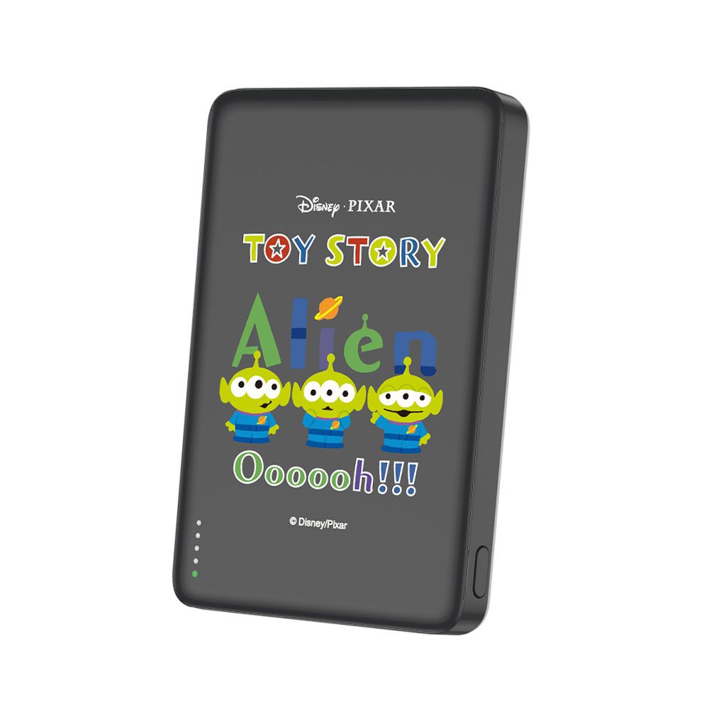 ✂附wh貼紙 迪士尼 20W PD超薄磁吸無線快充行動電源 10000mAh-三隻三眼怪