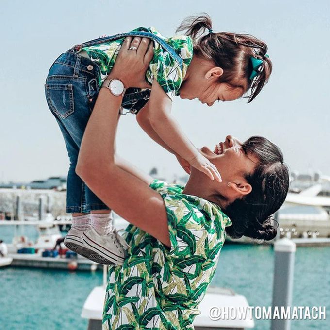 英國 SLEEP NO MORE - 100% 有機棉兒童短袖上衣-綠葉