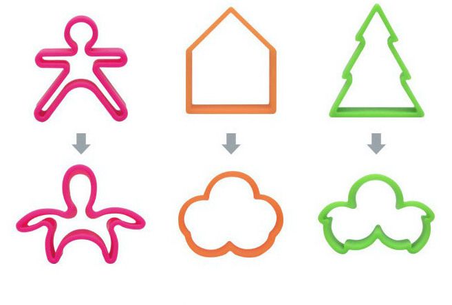 西班牙 dëna - 多功能益智軟積木/疊疊樂 小人物+小房子-夢幻藍