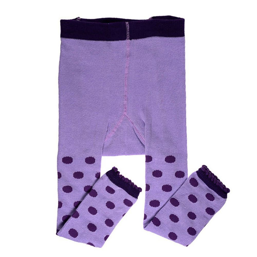 美國 juDanzy - 內搭褲襪-紫色點點 (4-6Y)