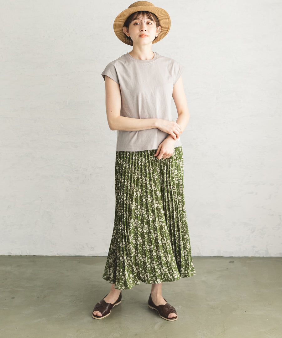 日本 PAIRMANON - 100%柔棉 一分袖短T(媽媽)-薰衣草 (FREE)