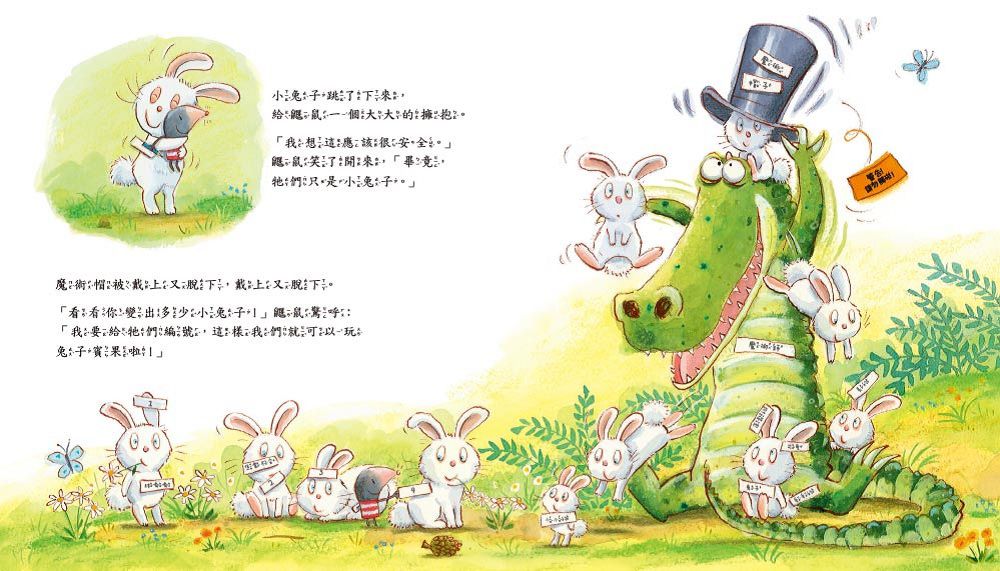 不聽警告的鱷魚（品格教育繪本：警惕小心／負責任）