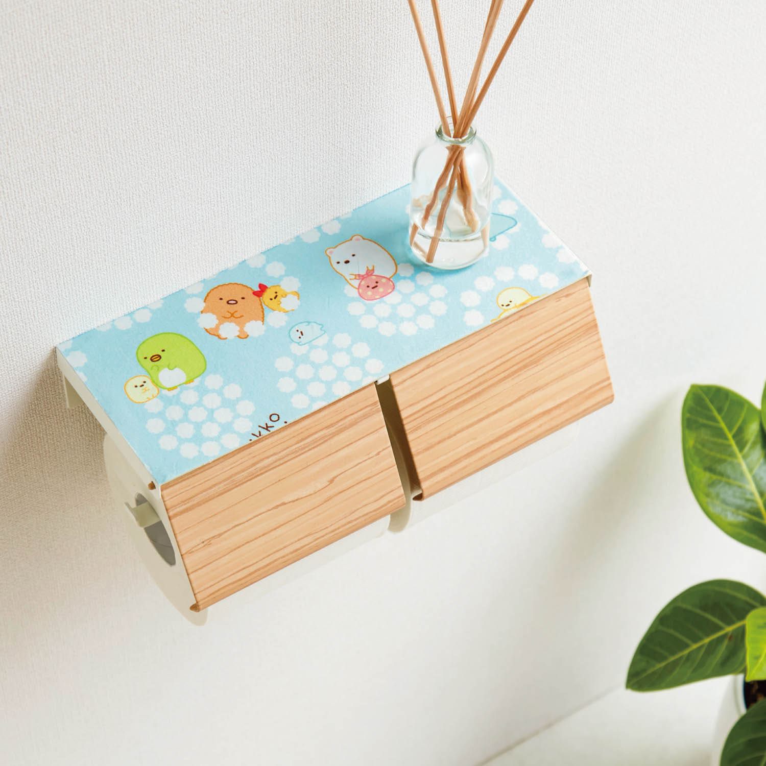 日本千趣會 - 日本製 角落生物抗菌多用途可裁剪防潮墊-蜥蜴晚安 (30×160cm)