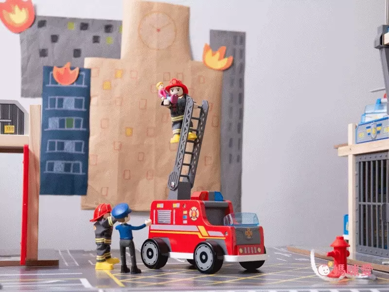 高達30種配件＆機關！【德國 Hape】木製軌道組