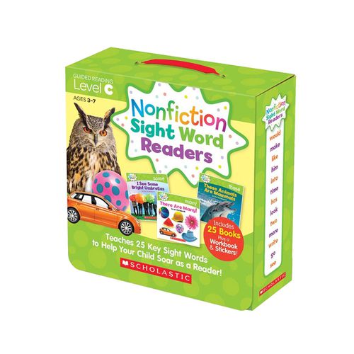 Nonfiction Sight Word Readers Level C with CD-教材+CD-彩色