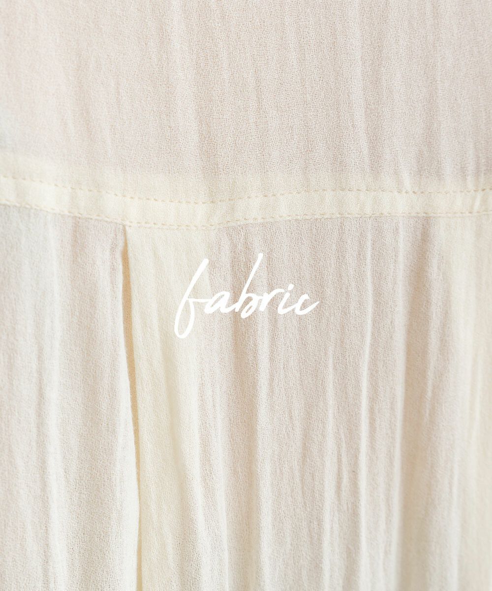 日本女裝代購 - 100%印度棉 文藝感排扣五分袖洋裝-米白