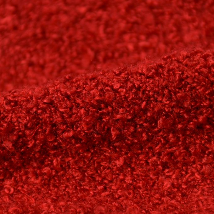 akachan honpo - 毛茸茸柔款針織帽-食物-酒紅色