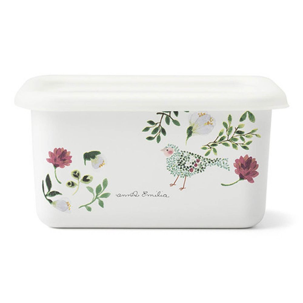 FUJIHORO 富士琺瑯 - 安娜艾米利亞系列-琺瑯烘焙保鮮盒深型-DS-容量:0.70L 重量:0.30kg
