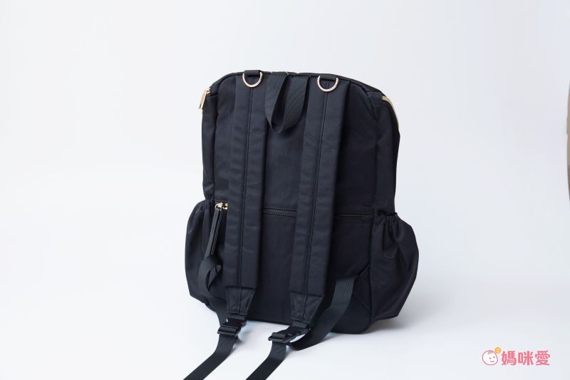 日本 Fuente - [超輕量] 簡約蝴蝶結機能收納後背包-迷霧藍 (26x41x14cm)