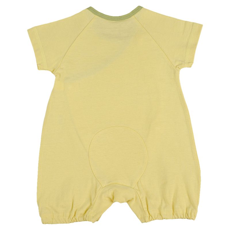 akachan honpo - 短袖兔裝-不露肚款-黃色 (50~60cm)