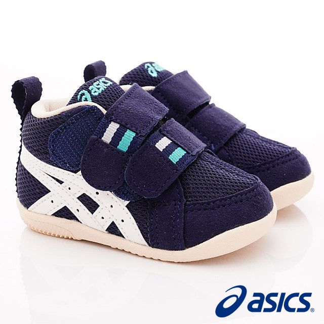 asics 亞瑟士 - SUKUSUKU護踝高支撐學步鞋款(寶寶段)-深藍