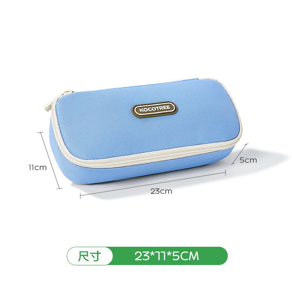 小土司筆盒-微風淺藍