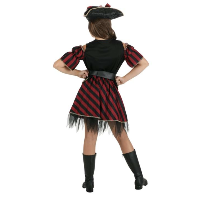 love, charlotte - 加勒比海海盜洋裝套裝組-洋裝+仿麂皮海盜帽