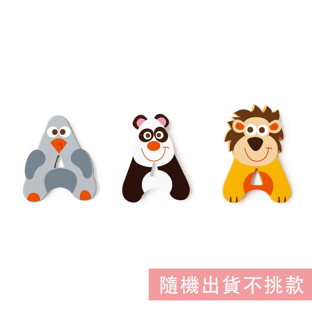 比利時 Scratch - 動物造型字母A-隨機出貨不挑款