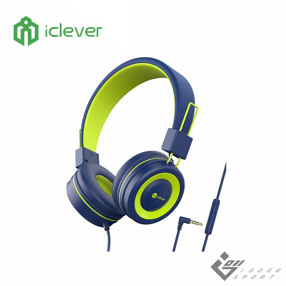iClever - HS14 兒童耳機-藍綠色