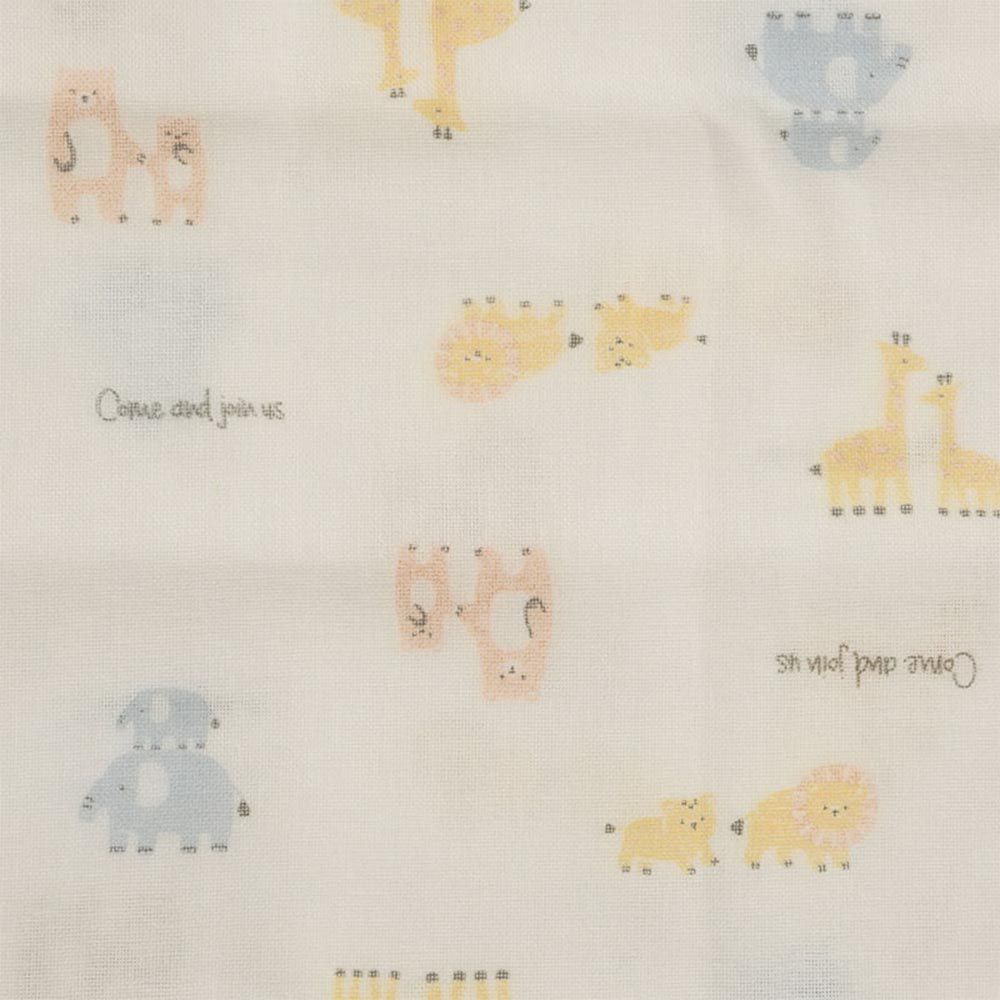 洗澡用品8件組-動物-淺卡其色