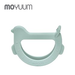 韓國 MOYUUM - 白金矽膠手環固齒器-咘咕鳥-湖水藍
