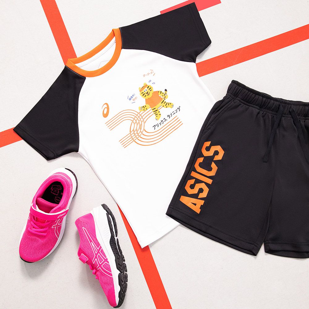 ASICS 亞瑟士 - 童 老虎 針織短褲 兒童 服飾 2033B405-001