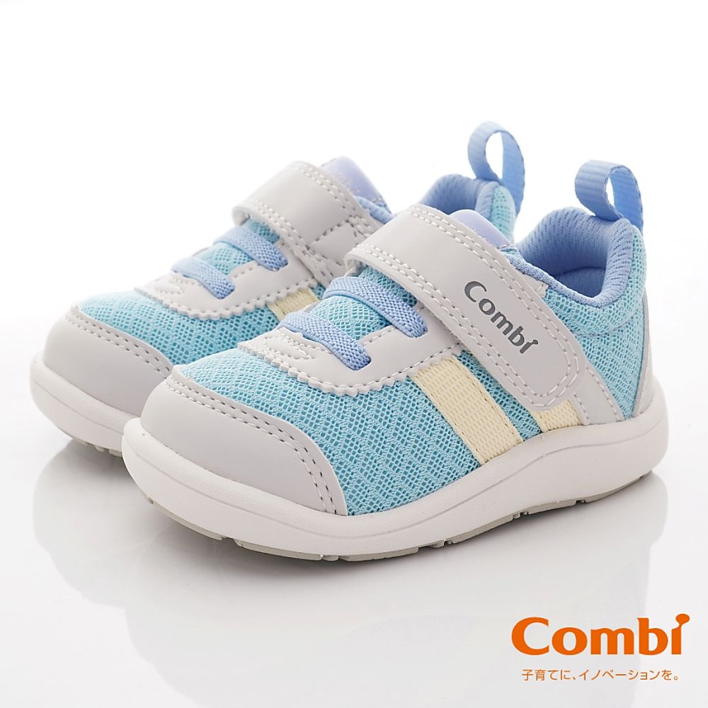 日本 Combi - COMBI醫學級NICEWALK兒童成長機能鞋(寶寶段)-休閒鞋-藍