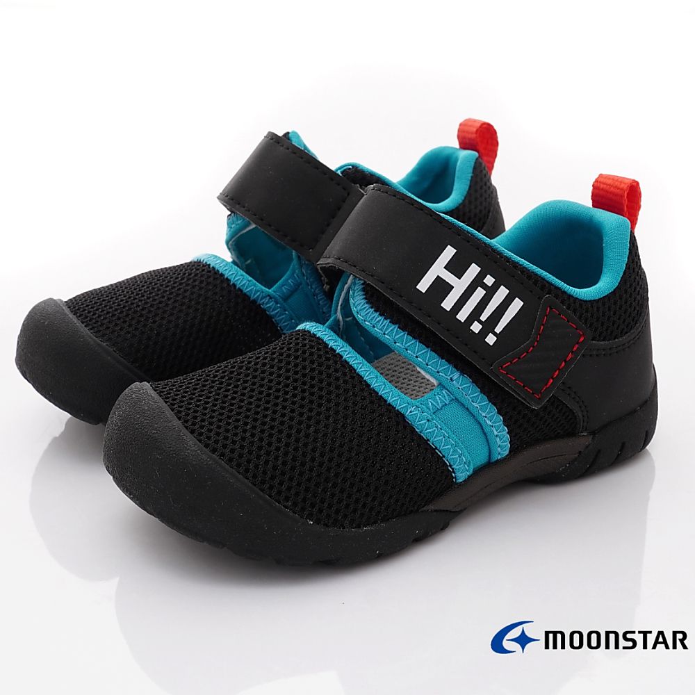 MOONSTAR日本月星 - HI系列休閒機能鞋(中小童段)-黑
