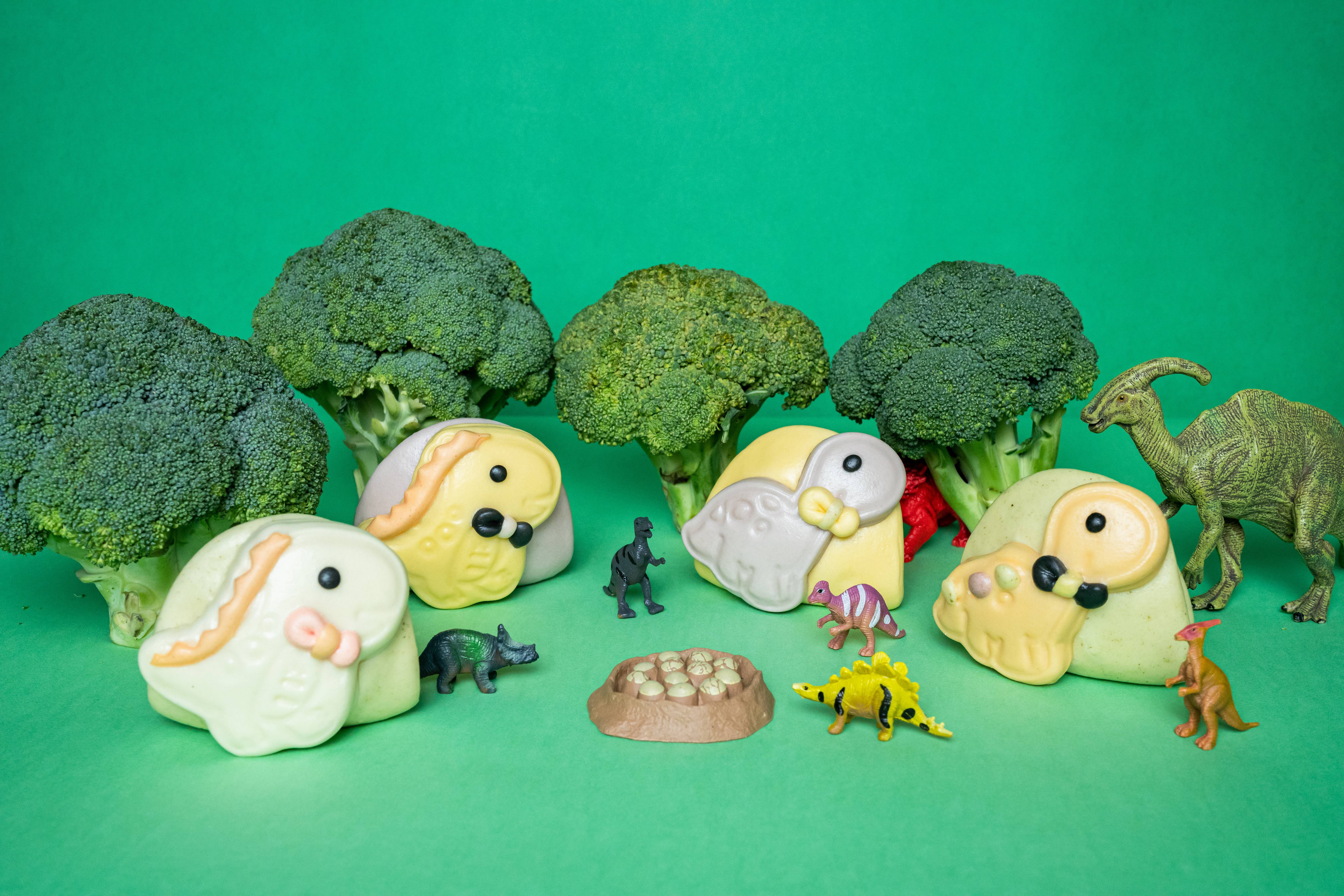 老甜媽手工饅頭 - 彩虹小恐龍造型刈包