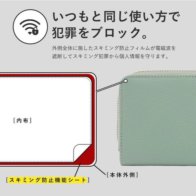 日本 LIZDAYS - 真皮16格摺疊短夾/零錢包-卡其 (11x9.5x3.5cm)