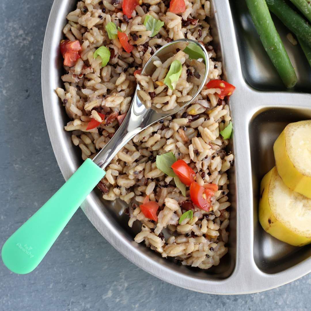 Avanchy - 雙層不鏽鋼-不鏽鋼湯匙-深紅