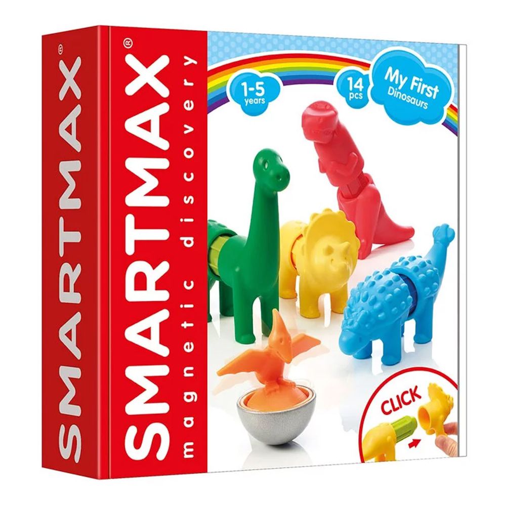 上誼文化 - 【SMARTMAX】磁力接接棒-恐龍變變變-1歲以上