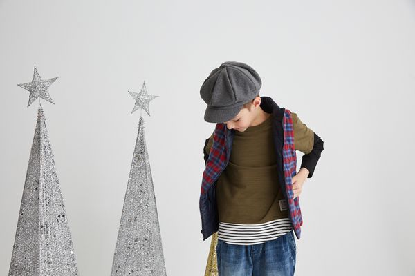 麗嬰房 Little moni - 3M科技羽絨保暖雙面穿背心-深藍