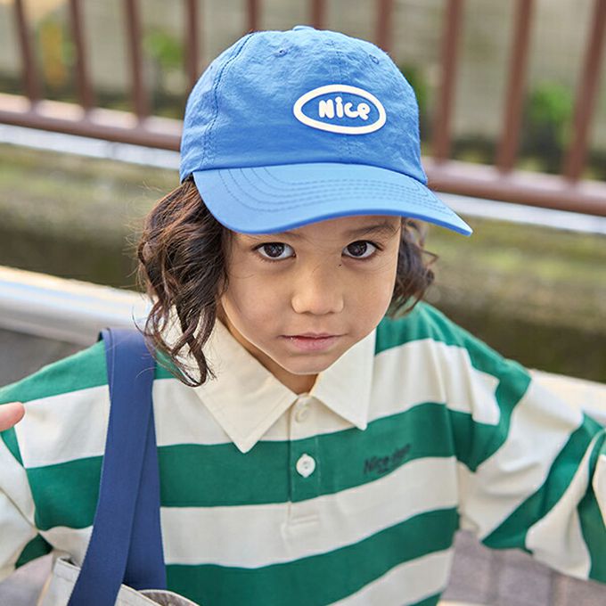 日本 b-ROOM - 時尚休閒棒球帽-Nice-藍綠 (F)