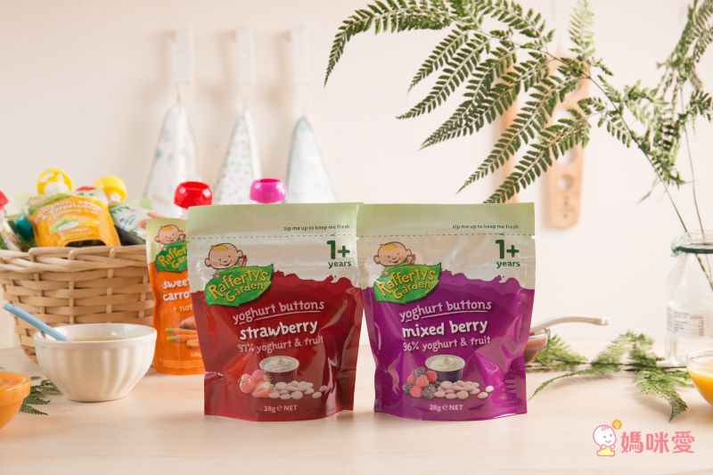 澳洲 Rafferty's Garden 芮芙迪 - 小鈕扣優格餅-綜合莓果-12個月以上寶寶適用
