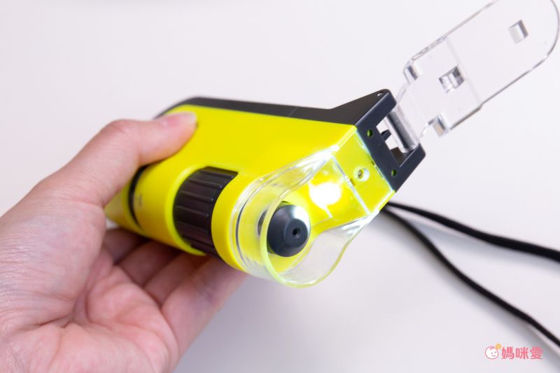 日本 Raymay - 攜帶式隨身顯微鏡-100-250倍率-黃