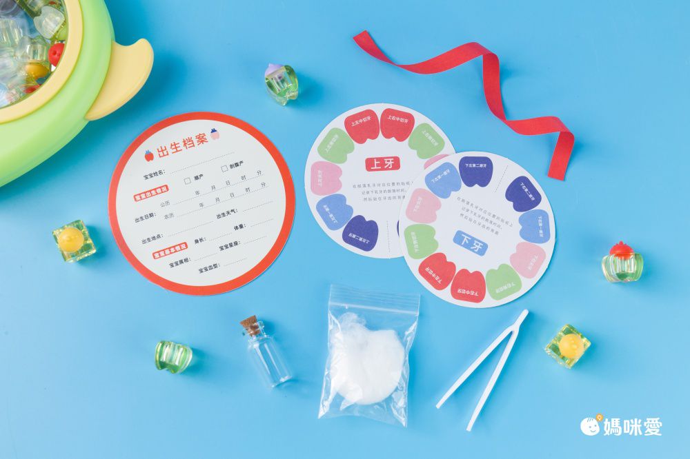 寶寶乳牙收藏盒-獨眼小惡魔-紫+粉 (14.5x15cm)