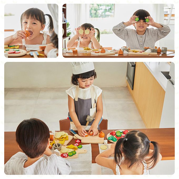 泰國 Plantoys - 小主廚-臘腸與起司組