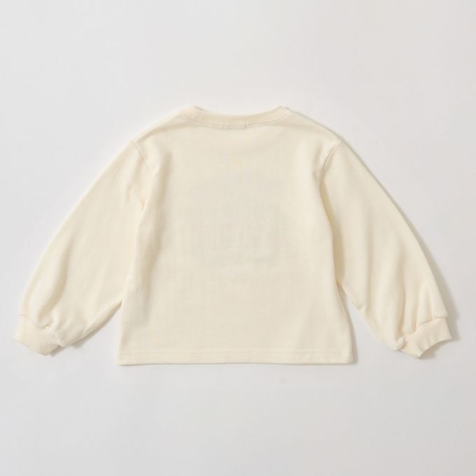 日本 Lycee mine - 百搭印花休閒長袖上衣-Lovely Day-杏