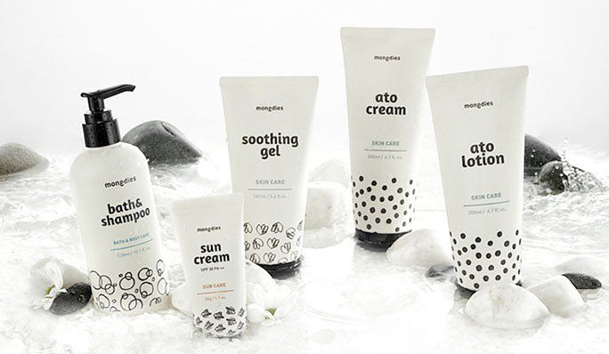 韓國 mongdies - 神經醯胺寶寶爽身乳液-100g