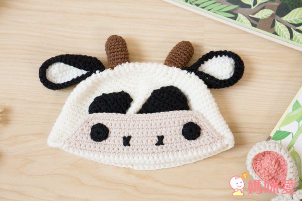 逗趣動物 Baby Talk造型手工編織帽 新生兒帽♡