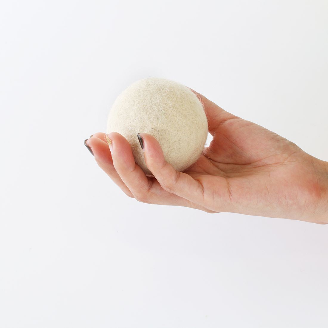 日本 TOMO - 100%尼泊爾羊毛烘衣球(3入組)-招財貓+不倒翁+幸運貓 (約φ6cm)