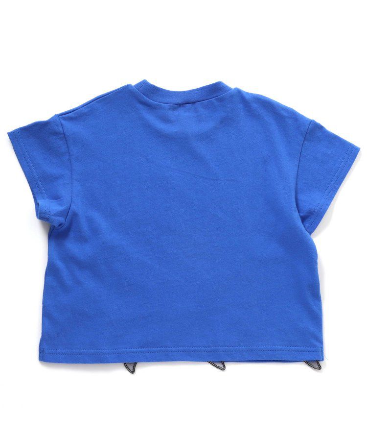 日本 apres les cours - 搶眼造型印花短袖上衣-挖土機-摩卡