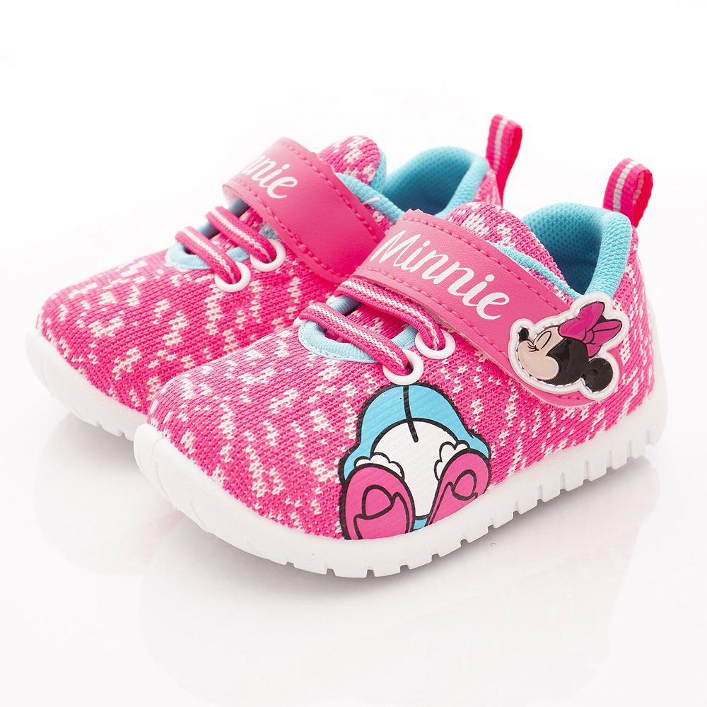 Disney 迪士尼 - 卡通童鞋-米妮針織運動鞋(中小童段)-桃