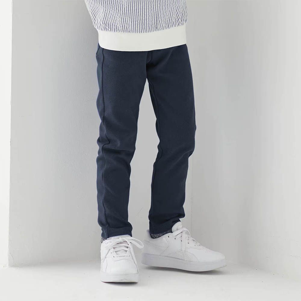 GITA 純棉彈性透氣休閒長褲-黑