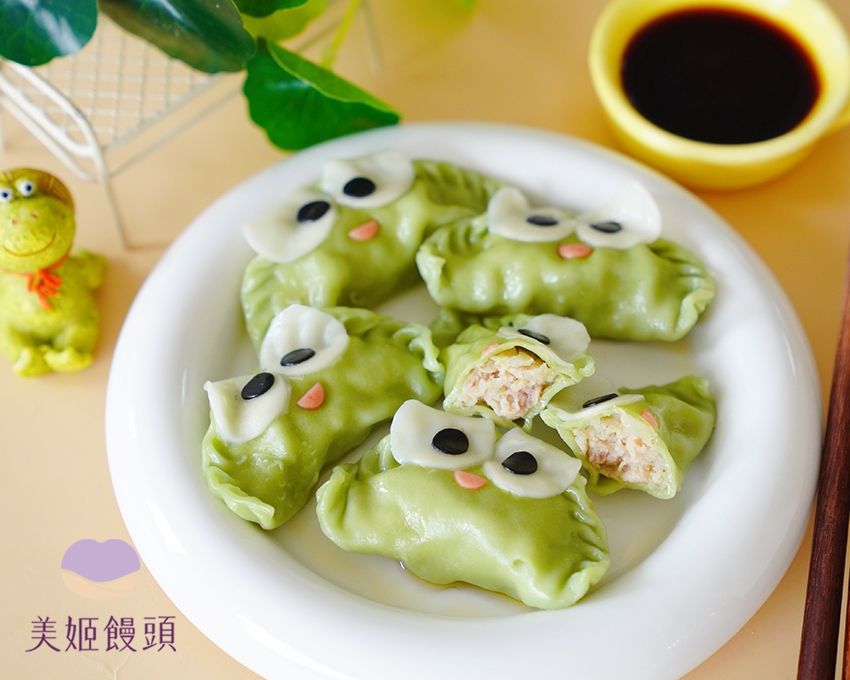 美姬饅頭 - 小青蛙活菌豬造型水餃 (20顆)-15g