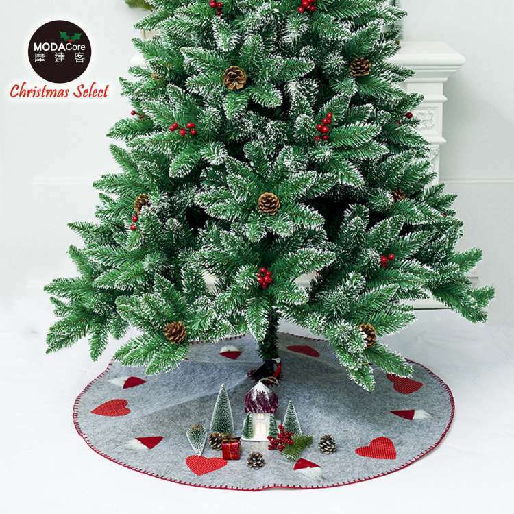 MODACore 摩達客 - 摩達客-超萌灰色愛心聖誕樹裙