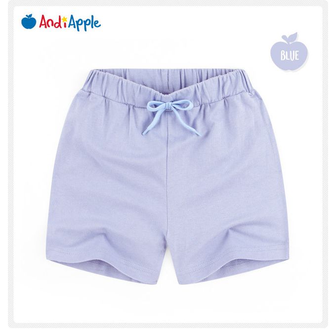 韓國 AndiApple - 銀色字母印短袖套裝-fresh-灰藍