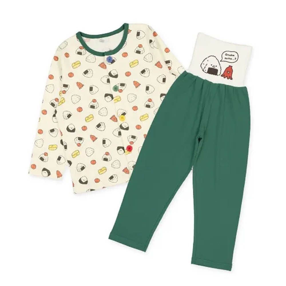 腹卷長袖家居服/睡衣(四季款)-三角飯飯糰