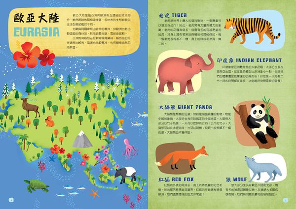 幼福文化 - 3D地板立體大拼圖：野生動物