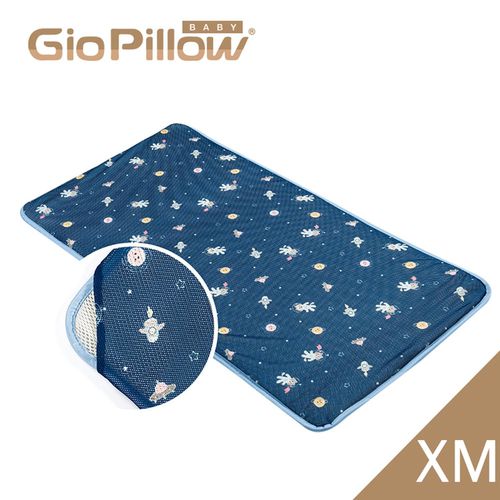 韓國 GIO Pillow - 智慧二合一有機棉超透氣排汗嬰兒床墊-阿姆斯貓 (XM號)