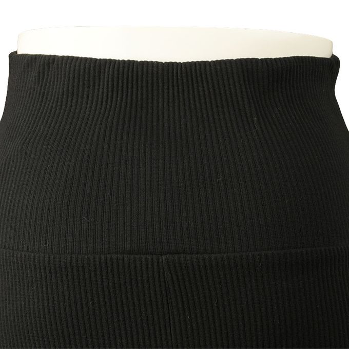 akachan honpo - 可自由剪裁窄裙-黑色