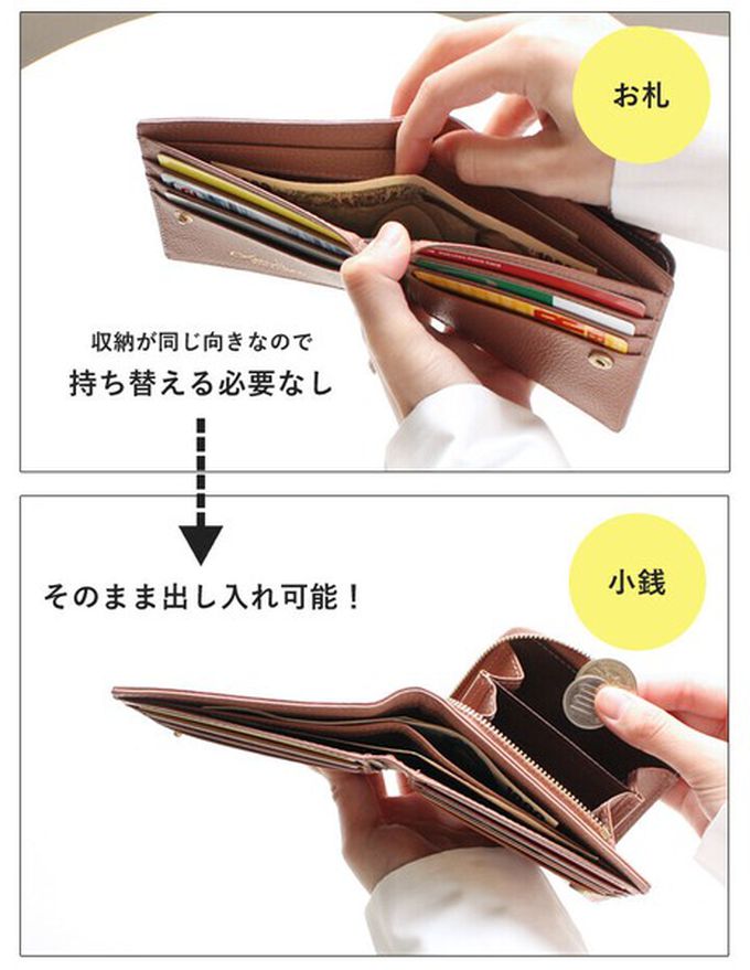 日本 LIZDAYS - 真皮輕薄多功能收納釦式短夾-金屬霧感-銀 (11.5x9.5cm)