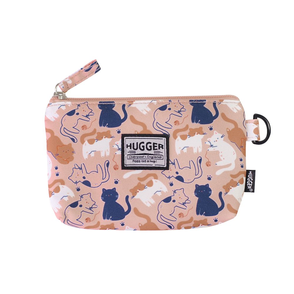 HUGGER - 萬用小物袋S 可愛小貓 (配件小物收納零錢證件化妝包)
